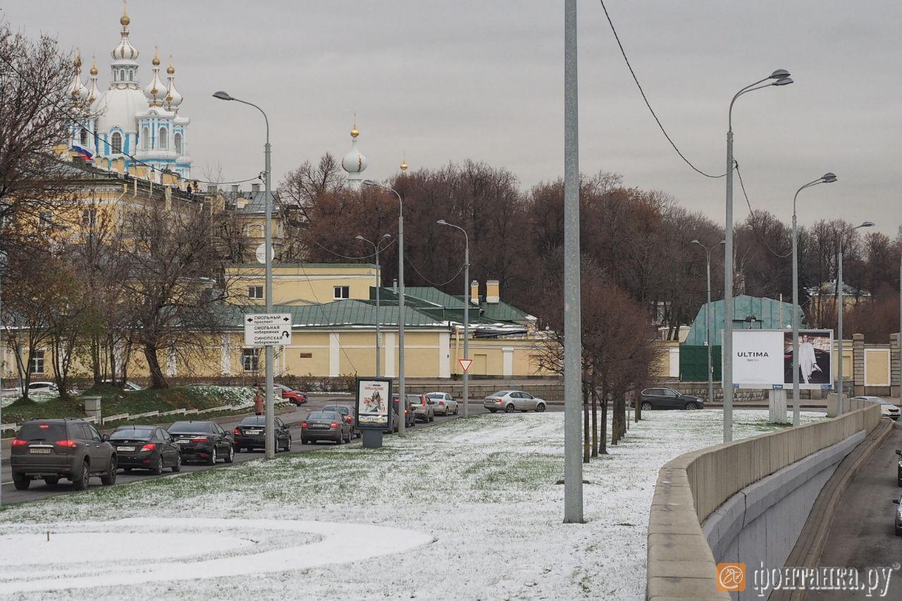 Синопская набережная возле Большеохтинском моста